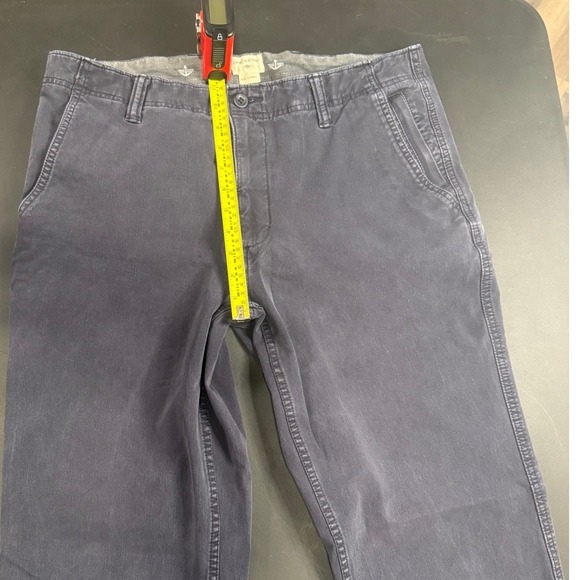 Dockers Slim Tapered Pants Mens 32x30 Navy Stretch Chinos business casual basics - Picture 4 of 10